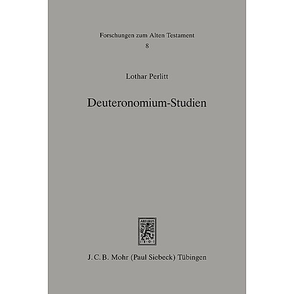 Deuteronomium-Studien, Lothar Perlitt