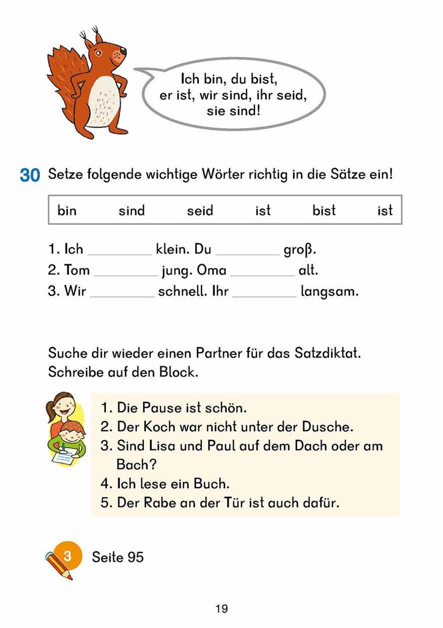 Deutsch 2. Klasse Übungsheft - Rechtschreiben und Diktate Buch
