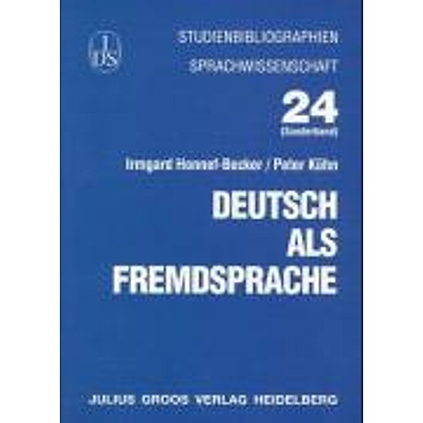 Deutsch als Fremdsprache, Irmgard Honnef-Becker, Peter Kühn