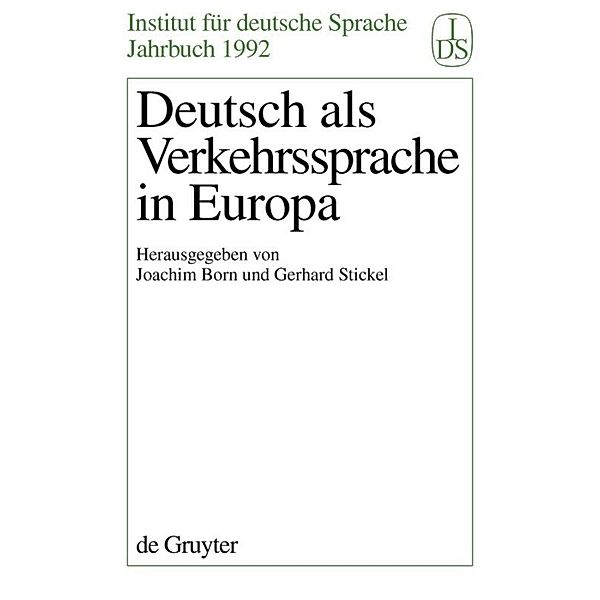 Deutsch als Verkehrssprache in Europa