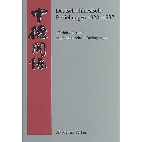 Deutsch-chinesische Beziehungen 1928-1937