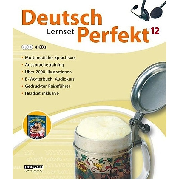 Deutsch Perfekt, 3 CD-ROMs m. Headset u. Sprachführer