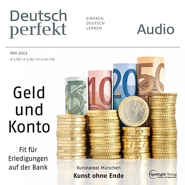 Deutsch perfekt Audio - Deutsch lernen Audio - Auf der Bank, Spotlight Verlag