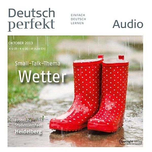 Deutsch perfekt Audio - Deutsch lernen Audio - Das Wetter, Spotlight Verlag