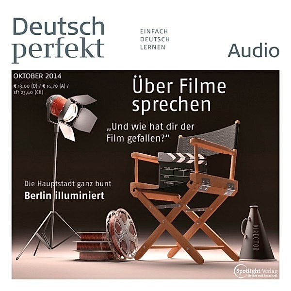 Deutsch perfekt Audio - Deutsch lernen Audio - Über Filme sprechen, Spotlight Verlag