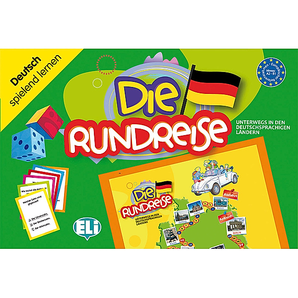 Klett Sprachen, Klett Sprachen GmbH Deutsch spielend lernen - Die Rundreise (Spiel)