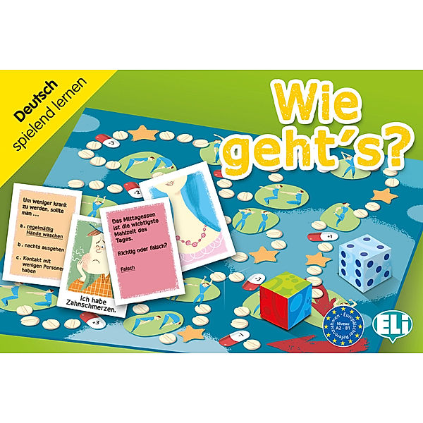 Klett, Klett Sprachen GmbH Deutsch spielend lernen - Wie geht's? (Spiel)