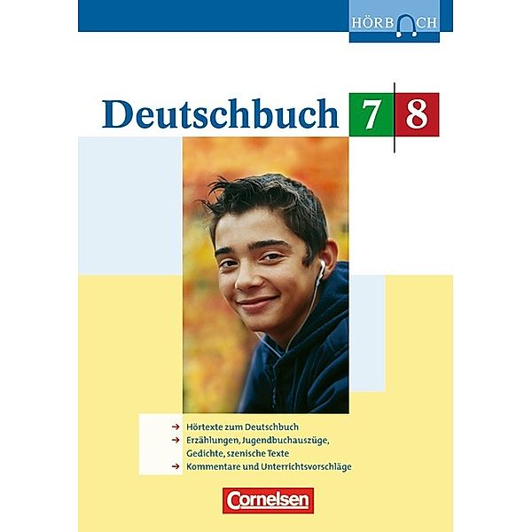 Deutschbuch, Grundausgabe: 7./8. Schuljahr, 1 Audio-CD