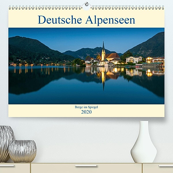 Deutsche Alpenseen - Berge im Spiegel (Premium-Kalender 2020 DIN A2 quer), Martin Wasilewski