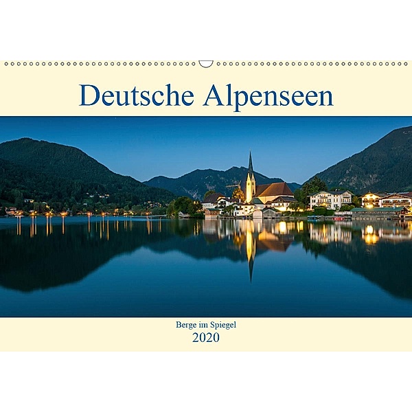 Deutsche Alpenseen - Berge im Spiegel (Wandkalender 2020 DIN A2 quer), Martin Wasilewski