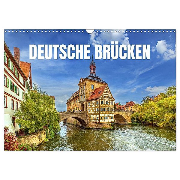 Deutsche Brücken (Wandkalender 2025 DIN A3 quer), CALVENDO Monatskalender, Calvendo, Val Thoermer