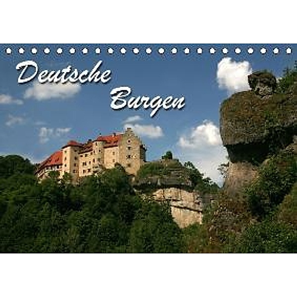 Deutsche Burgen (Tischkalender 2015 DIN A5 quer), Martina Berg