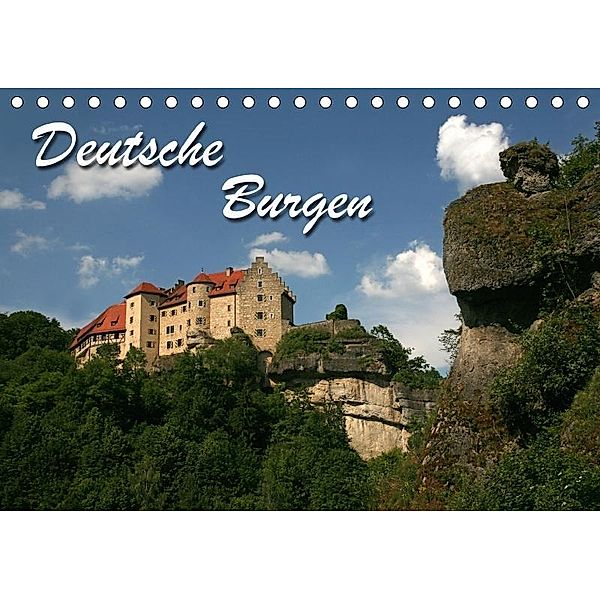Deutsche Burgen (Tischkalender 2017 DIN A5 quer), Martina Berg