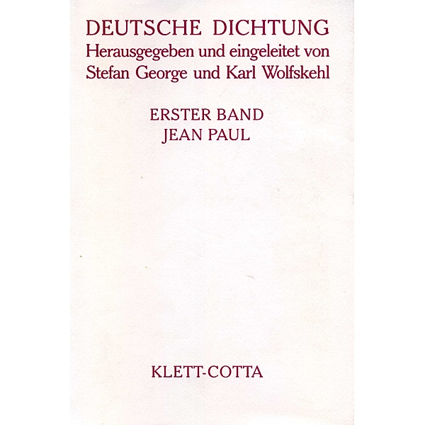 Deutsche Dichtung 1/J. Paul