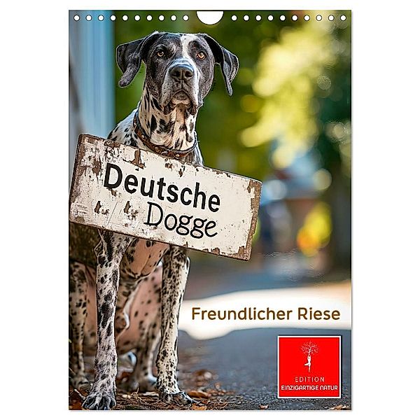 Deutsche Dogge - freundlicher Riese (Wandkalender 2025 DIN A4 hoch), CALVENDO Monatskalender, Calvendo, Peter Roder