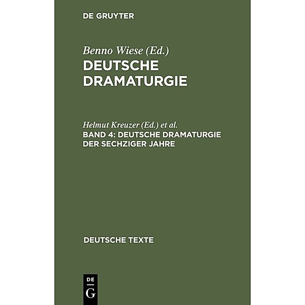 Deutsche Dramaturgie der Sechziger Jahre