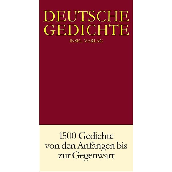 Deutsche Gedichte, HANS-JOACHIM SIMM (HG.)