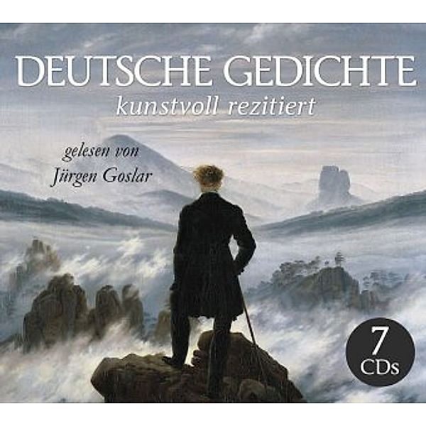 Deutsche Gedichte kunstvoll rezitiert, 7 Audio-CD, Jürgen Goslar