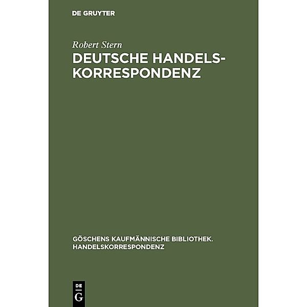 Deutsche Handelskorrespondenz, Robert Stern