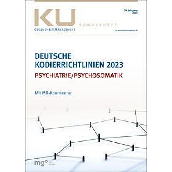 Deutsche Kodierrichtlinien für die Psychatrie/Psychosomatik 2023 mit MD-Kommentar, Dienst der Krankenver, InEK gGmbH