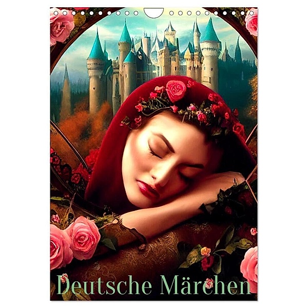 Deutsche Märchen (Wandkalender 2024 DIN A4 hoch), CALVENDO Monatskalender, Prinz Rupi
