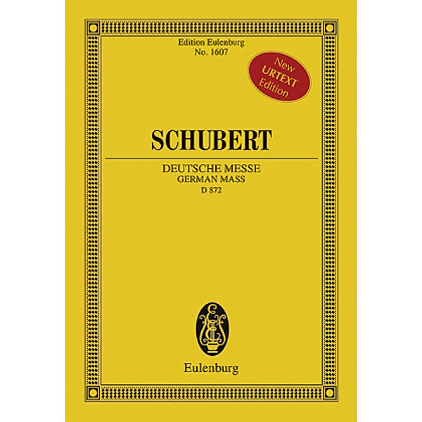 Deutsche Messe, Studienpartitur, Franz Schubert