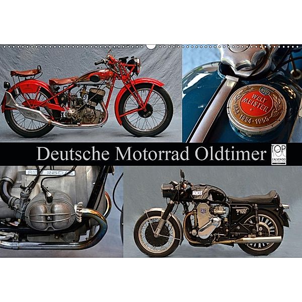 Deutsche Motorrad Oldtimer (Wandkalender 2020 DIN A2 quer), Ingo Laue