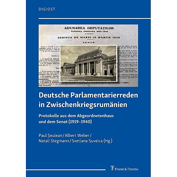 Deutsche Parlamentarierreden in Zwischenkriegsrumänien