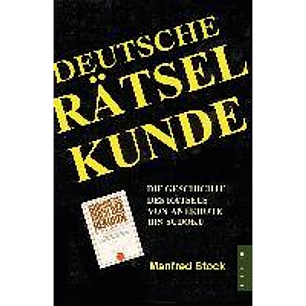 Deutsche Rätselkunde, Manfred Stock