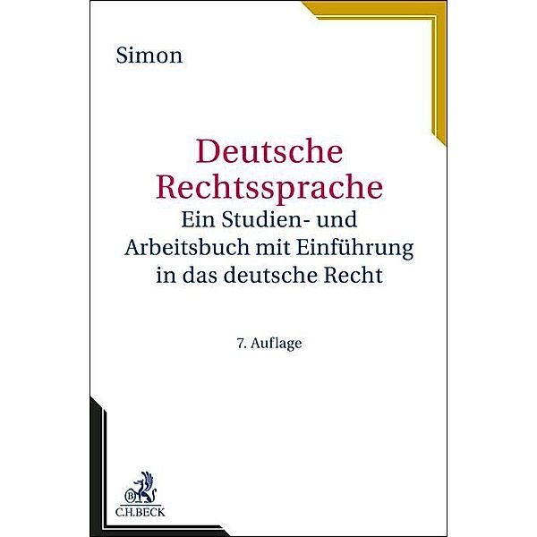 Deutsche Rechtssprache, Heike Simon