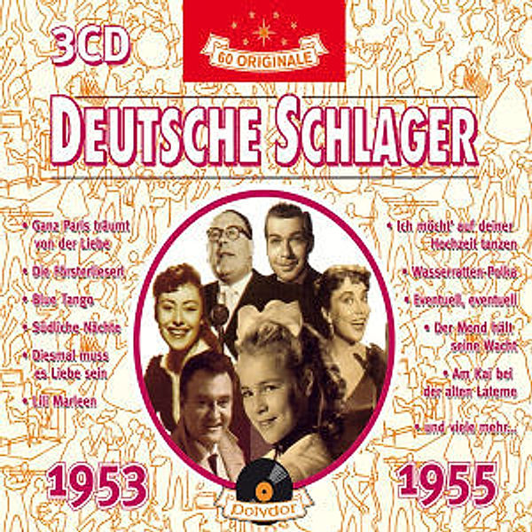 Deutsche Schlager 1953-1955, Diverse Interpreten