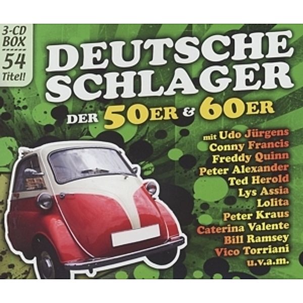 Deutsche Schlager 50er & 60er (3er-Box), Various