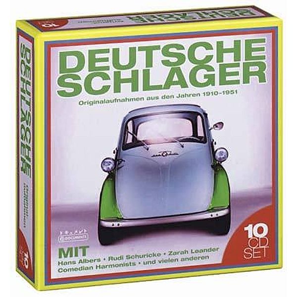 Deutsche Schlager-Originalkompositionen aus den Jahren 1910-1951, Diverse Interpreten