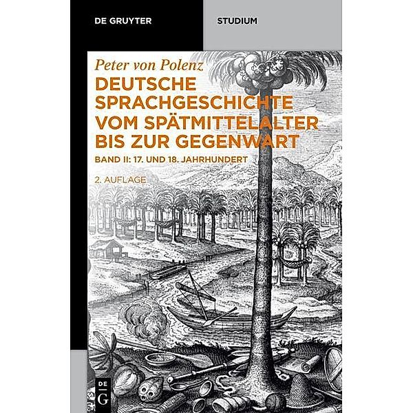Deutsche Sprachgeschichte vom Spätmittelalter bis zur Gegenwart / De Gruyter Studium, Peter Polenz