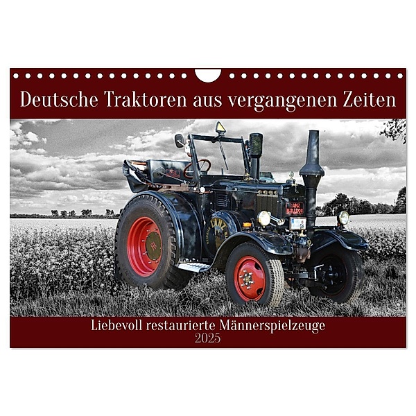 Deutsche Traktoren aus vergangenen Zeiten (Wandkalender 2025 DIN A4 quer), CALVENDO Monatskalender, Calvendo, Claudia Kleemann