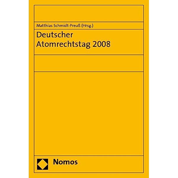 Deutscher Atomrechtstag 2008