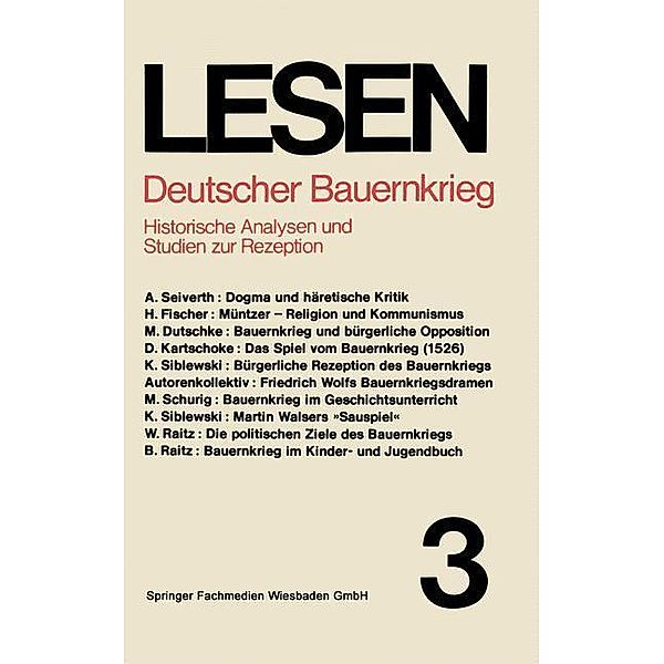 Deutscher Bauernkrieg / Lesen, Walter Raitz