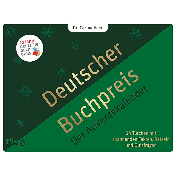 Deutscher Buchpreis - Der Adventskalender, Dr. Carina Heer