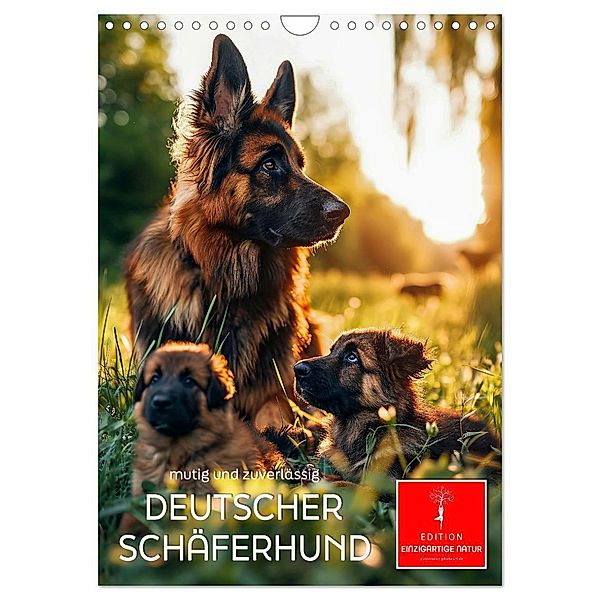Deutscher Schäferhund - mutig und zuverlässig (Wandkalender 2025 DIN A4 hoch), CALVENDO Monatskalender, Calvendo, Peter Roder