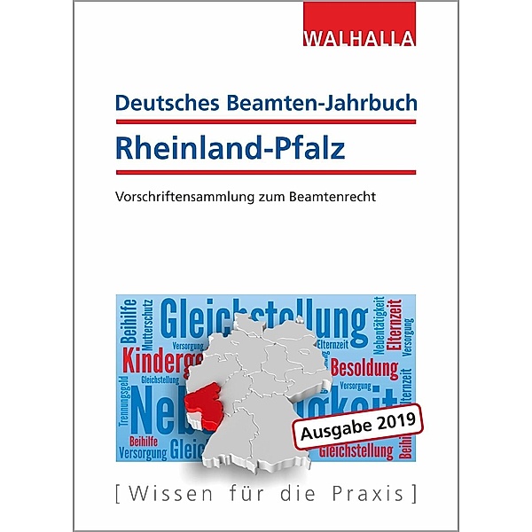 Deutsches Beamten-Jahrbuch Rheinland-Pfalz 2019, Walhalla Fachredaktion