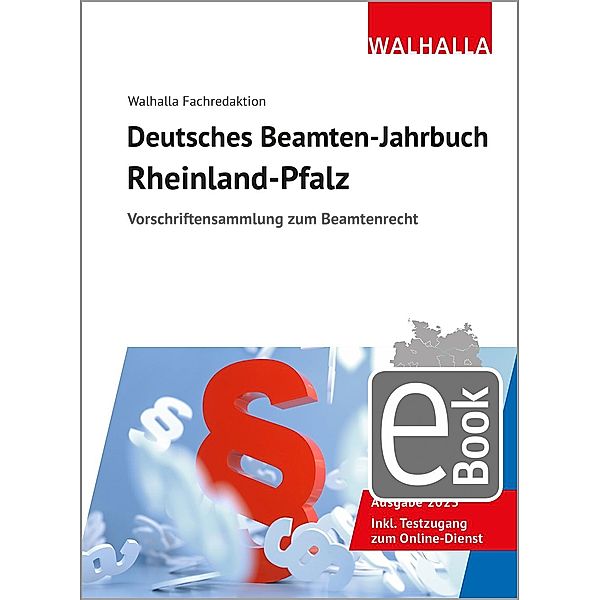 Deutsches Beamten-Jahrbuch Rheinland-Pfalz 2023, Walhalla Fachredaktion