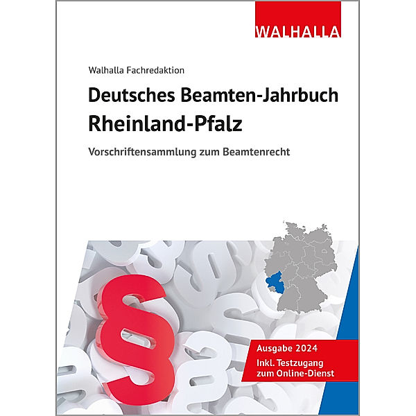 Deutsches Beamten-Jahrbuch Rheinland-Pfalz 2024, Walhalla Fachredaktion