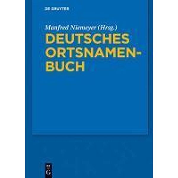 Deutsches Ortsnamenbuch