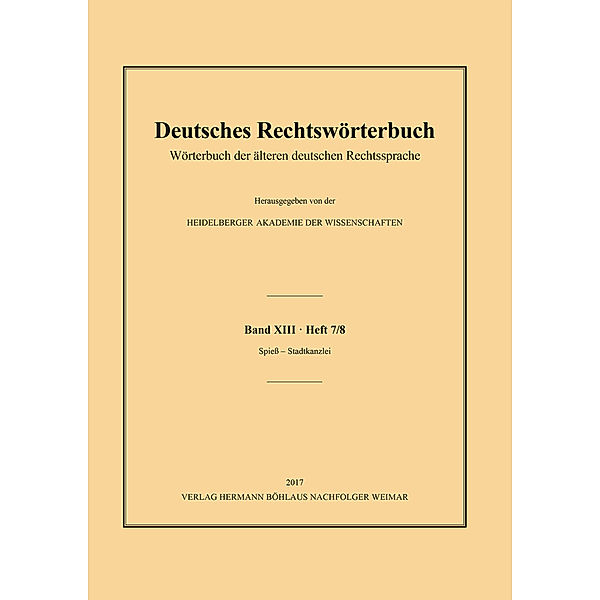 Deutsches Rechtswörterbuch; .