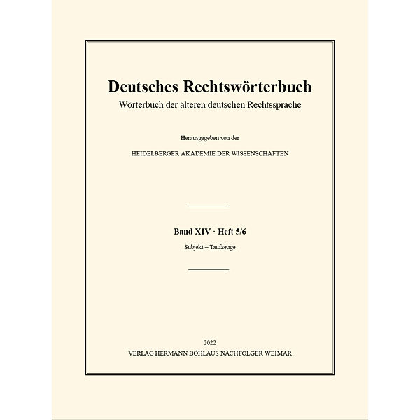 Deutsches Rechtswörterbuch