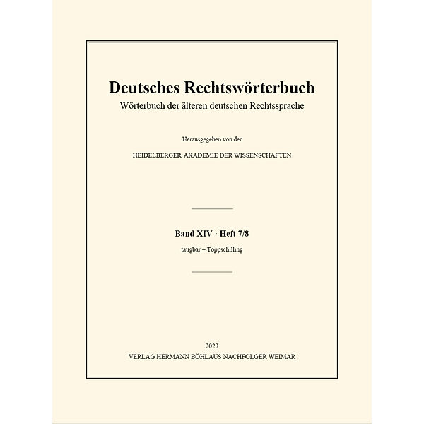 Deutsches Rechtswörterbuch