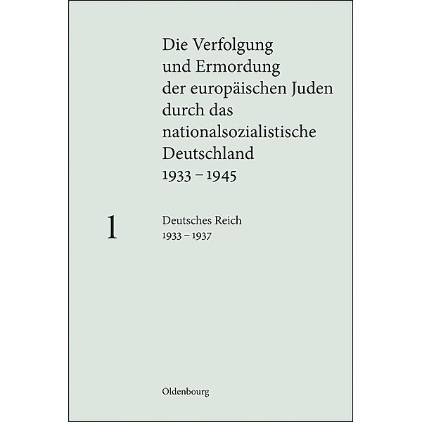 Deutsches Reich 1933 - 1937 / Jahrbuch des Dokumentationsarchivs des österreichischen Widerstandes
