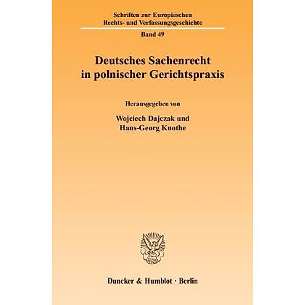 Deutsches Sachenrecht in polnischer Gerichtspraxis