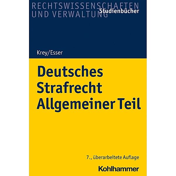 Deutsches Strafrecht Allgemeiner Teil, Robert Esser