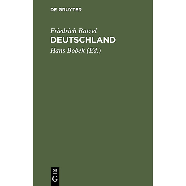 Deutschland, Friedrich Ratzel